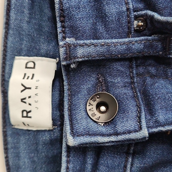 Frayed High Rise Skinny Jeans - Picture 6 of 10